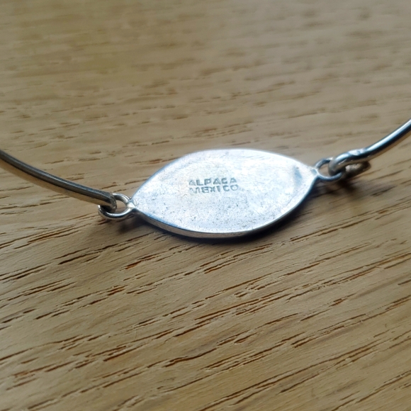 Vintage Alpaca Silver bracelet - Picture 3 of 4